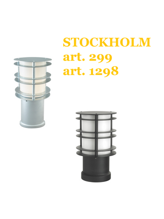 lampa zewnętrzna, słupek Norlys Stockholm 298