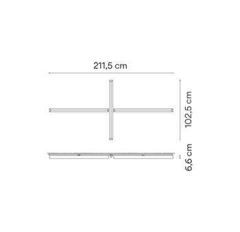 Lampa wewnętrzna, ścienna Vibia Halo Wall 2360