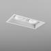 Lampa wewnętrzna, wpuszczana Aqform Squares next 50x2 LED recessed 12 