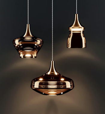Lampa wewnętrzna, LODES NOSTALGIA LARGE ROSE 2700K, zwieszana, Outlet