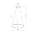 Lampa wisząca Nowodvorski Circolo LED M