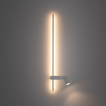 Nowodvorski lampa ścienna, lewa, czarna