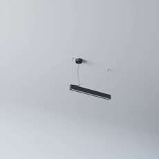 Lampa wewnętrzna, wisząca Cleoni Avar 570 czarna