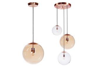 Lampa wewnętrzna, wisząca Famlight Muna set of 3, stal nierdzewna