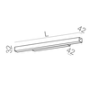 KINKIET AQFORM SET RAW MINI 115 LED BIAŁY 26432-L830-D9-00-03