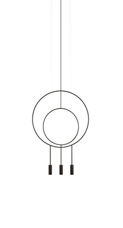 Lampa wewnętrzna, wisząca Estiluz Revolta R40.1S1D-W 61S GLD