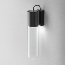 Lampa wewnętrzna, ścienna Aqform Modern Glass Tube TP LED M930 12 czarny struktura.