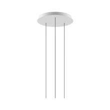 ROZETA LODES ROUND CLUSTER SYSTEM BIAŁY MAT, 3x otwory