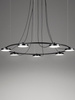 Lampa wewnętrzna, wisząca Estiluz Aro T-3543-W