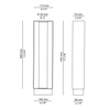 Lampa zewnętrzna, stojąca Estiluz Frame P-4056X