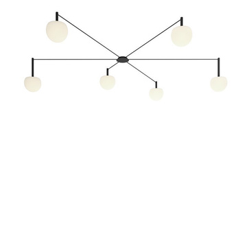 Lampa wewnętrzna, sufitowa Estiluz Circ R12.4S2M 26BLK