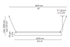 Lampa wewnętrzna, wisząca Estiluz Gada T-3925R 52 WD