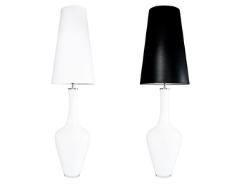 Lampa wewnętrzna, stojąca Famlight Panay Opal White