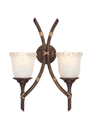 Lampa wewnętrzna, ścienna Elstead Bamboo BB2/B BRZ PATINA