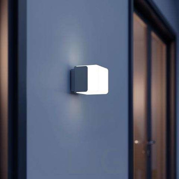Oprawa ścienna, kinkiet z czujnikiem ruchu i zmierzchu, bluetooth L 835 LED iHF antracyt 9,5W / 586 lm / tworzywo sztuczne / 3000K