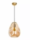 Lampa wewnętrzna, wisząca Famlight Storm L lister amber, miedź/mosiądz