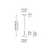 Lampa wewnętrzna, wisząca Estiluz Cupolina T-3934S 59 TC