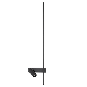 Nowodvorski lampa ścienna, prawa, czarny