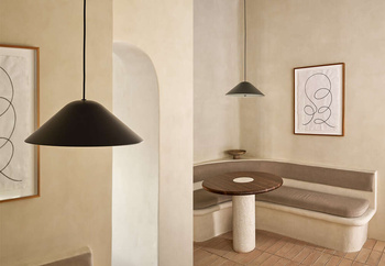 Lampa wewnętrzna, wisząca Aromas Damo, mosiądz