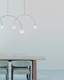 Lampa wewnętrzna, wisząca Robin Riga 50 cm