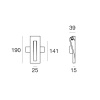 PODTYNKOWA OPRAWA GIPSOWA LED LINEA LIGHT GYPSUM 60930W70