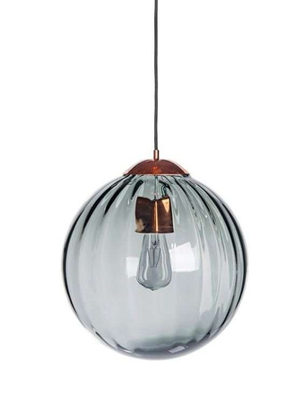 Lampa wewnętrzna, wisząca Famlight Arran optic gray, mosiądz/miedź