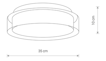 PLAFON NOWODVORSKI PAN LED M 8174