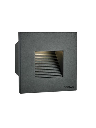 Lampa zewnętrzna, elewacyjna Norlys Namsos 1930, aluminium