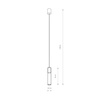 Lampa wisząca Nowodvorski Cylinder L, czarny