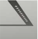 Lampa wewnętrzna, podtynkowa AQFORM Mixline