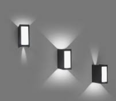 Lampa zewnętrzna, elewacyjna LOG Dark grey, FARO, 70264, Outlet