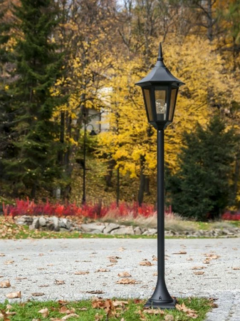 Lampa zewnętrzna, słupek Norlys Modena 304, biały