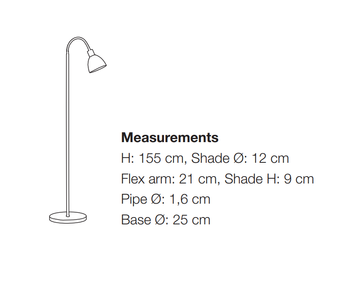 Lampa wewnętrzna, podłogowa Nordlux Ray