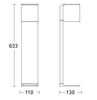 Lampa zewnętrzna, słupek GL 80 CONNECT, STEINEL, ST079284.