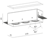 OPRAWA PODTYNKOWA AQFORM SQUARES 50x3 TRIMLESS 230V 37013-0000-U8-PH-13