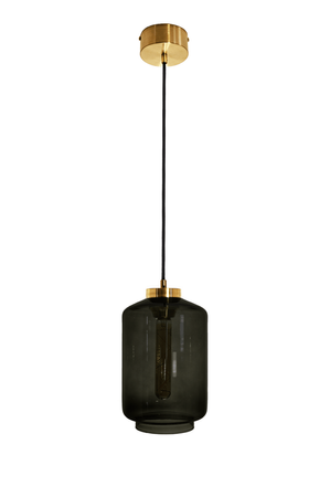 Lampa wewnętrzna, wisząca Famlight Leyte Grey, stal nierdzewna