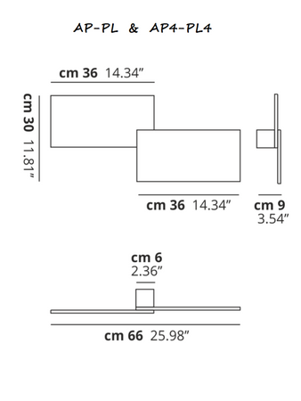 Lampa wewnętrzna, ścienna/sufitowa Lodes Puzzle