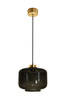 Lampa wewnętrzna, wisząca Famlight Jawa Grey, stal nierdzewna