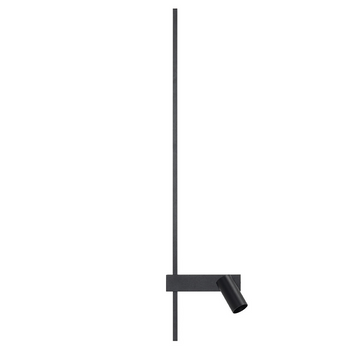 Nowodvorski lampa ścienna, lewa, czarna  