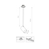 Lampa podtynkowa Nowodvorski Mono Surface Long M, czarny