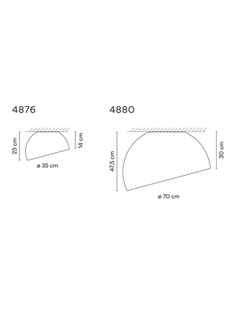 Lampa wewnętrzna, sufitowa Vibia Duo 4880