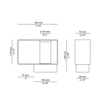 Lampa zewnętrzna, stojąca Estiluz Frame P-4054X