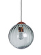 Lampa wewnętrzna, wisząca Famlight Arran optic gray, mosiądz/miedź