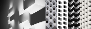 Lampa wewnętrzna, ścienna Vibia Fold Surface 4204