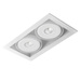 Lampa wewnętrzna, wpuszczana Aqform Squares 111x2 QRLED recessed 02