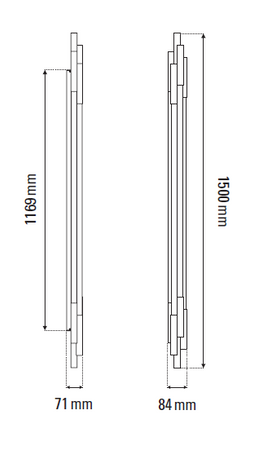 DCW editions Org 1500 kinkiet kolor złoty