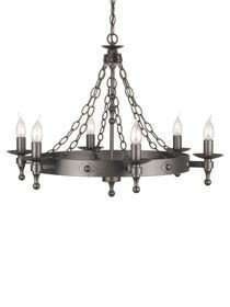 Lampa wewnętrzna, wisząca Elstead Warwick WR12 GRAPHITE