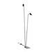 Lampa podłogowa Nowodvorski Mono FL II, czarno-złoty