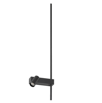 Nowodvorski lampa ścienna, prawa, czarny