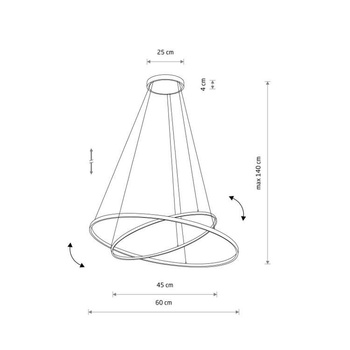 Lampa wisząca Nowodvorski Circolo LED 